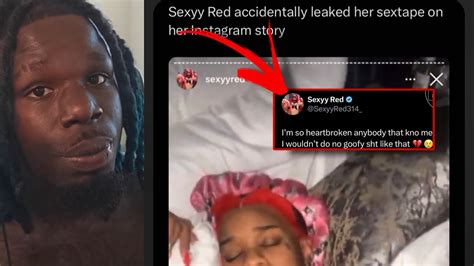 sexy redd sex video leaked|Sexyy Red Explains How Her Sex Tape Leaked on Social Media